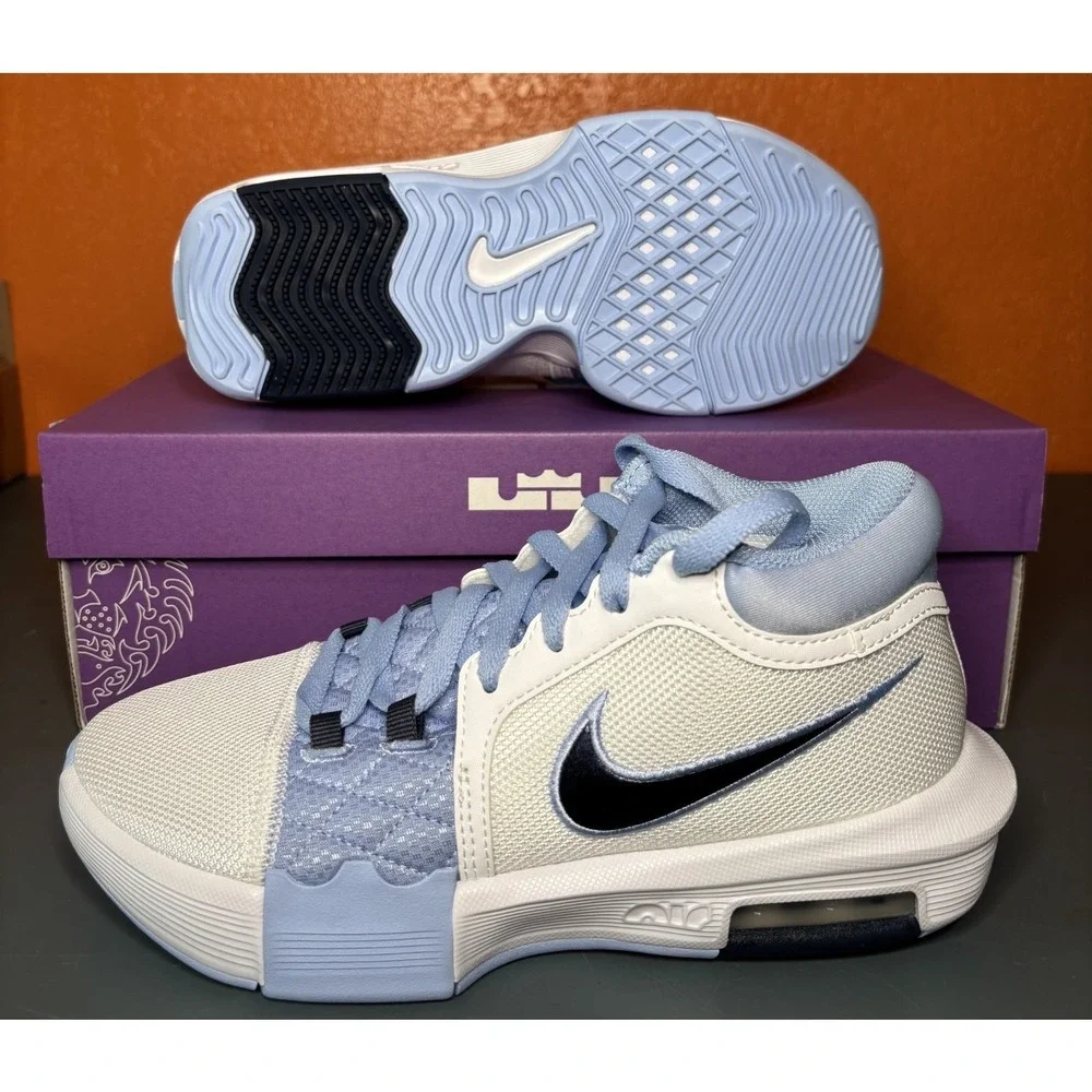 Nike Lebron Witness VIII‎ White/Thunder Blue Mens Size 4.5 (Womens Size 6)